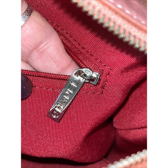 CHANEL Gabrielle Small Hobo Crossbody Bag Red Aged Calfskin Quilted Leather - Picture 14 of 16